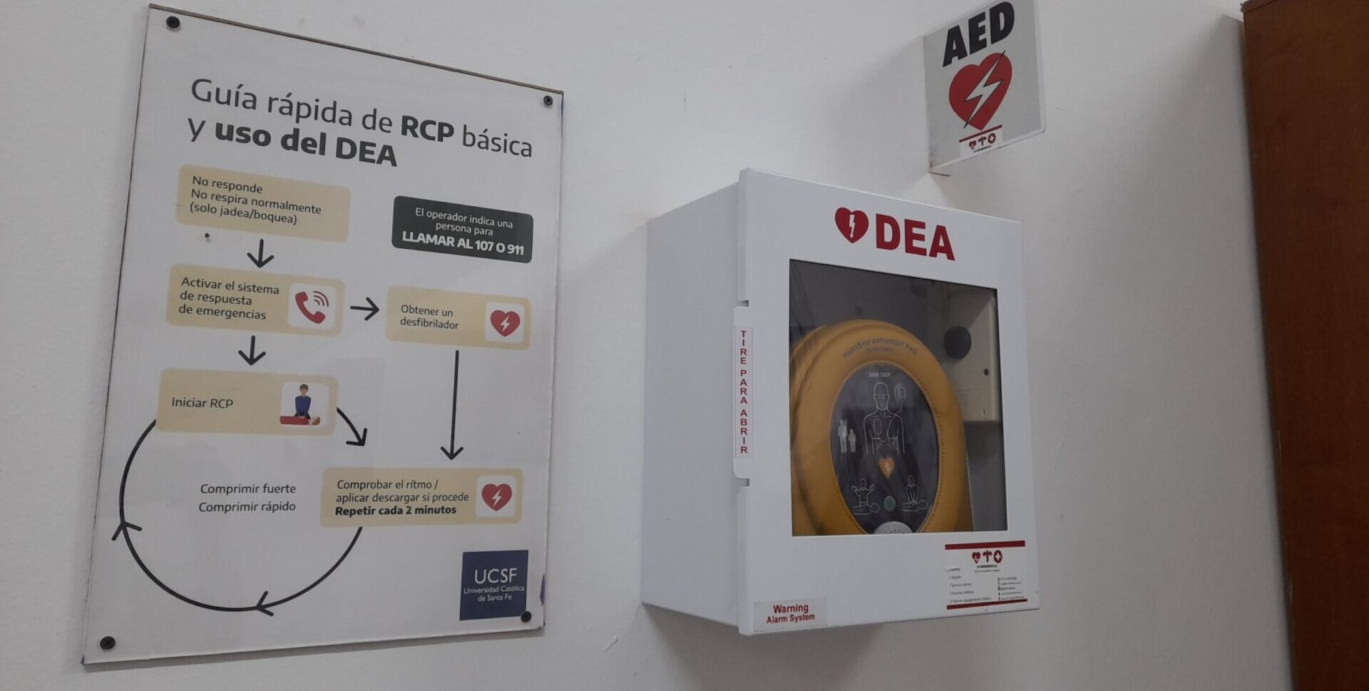 DEA instalado en la UCSF ~ UCSF - Universidad Católica de Santa Fe