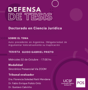 Defensa de tesis