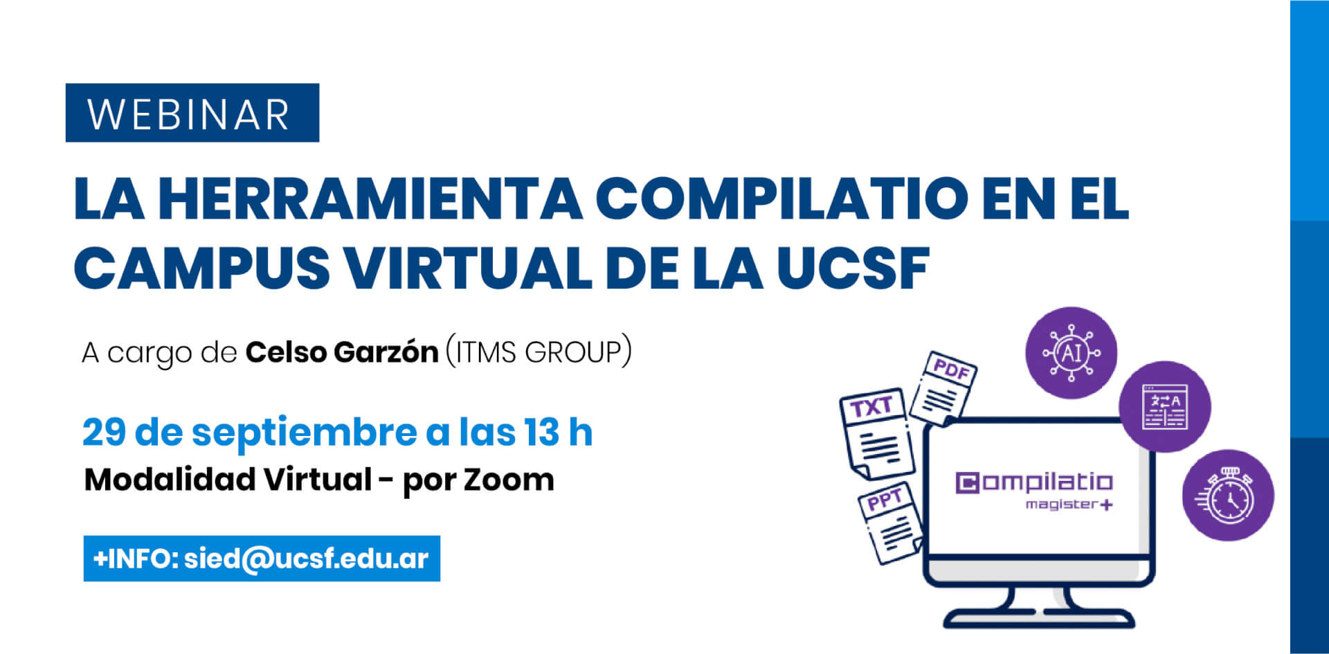 Webinar sobre Compilatio