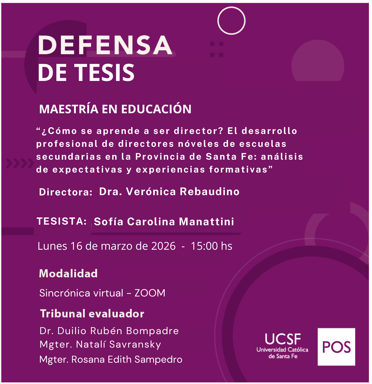 defensa de tesis