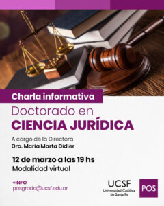 Charla Informativa Doctorado en Ciencia Jurídica