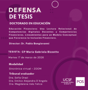 Defensa de Tesis - Doctorado en Educación