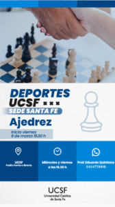 Taller de Ajedrez inicia el viernes 6 de marzo 15,30 horas