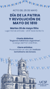 Acto por la Revolución de mayo y primer gobierno patrio