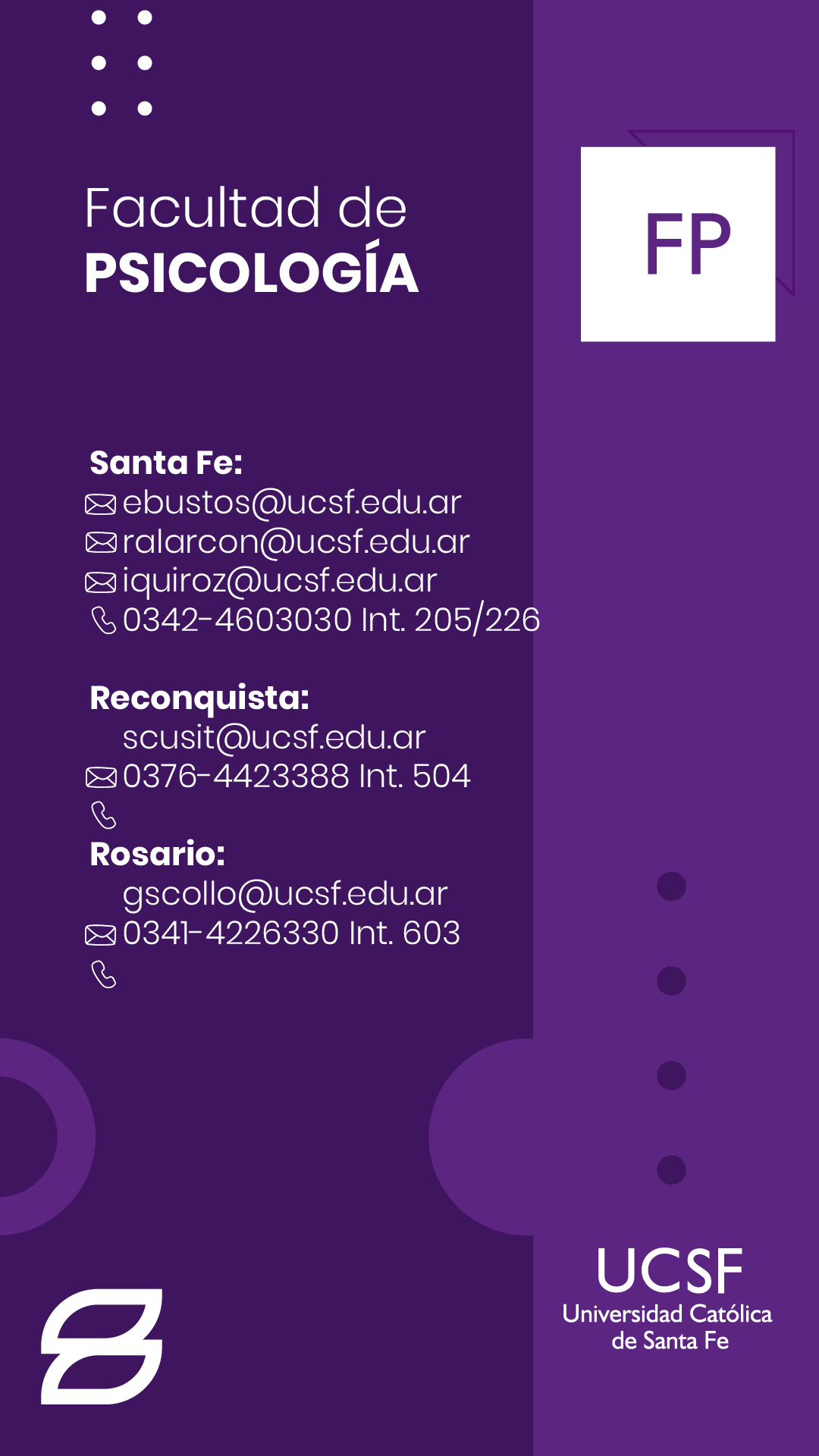 Destacadas 2026 - CONTACTOS