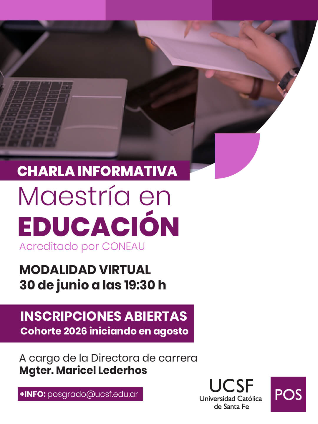 Charla informativa virtual