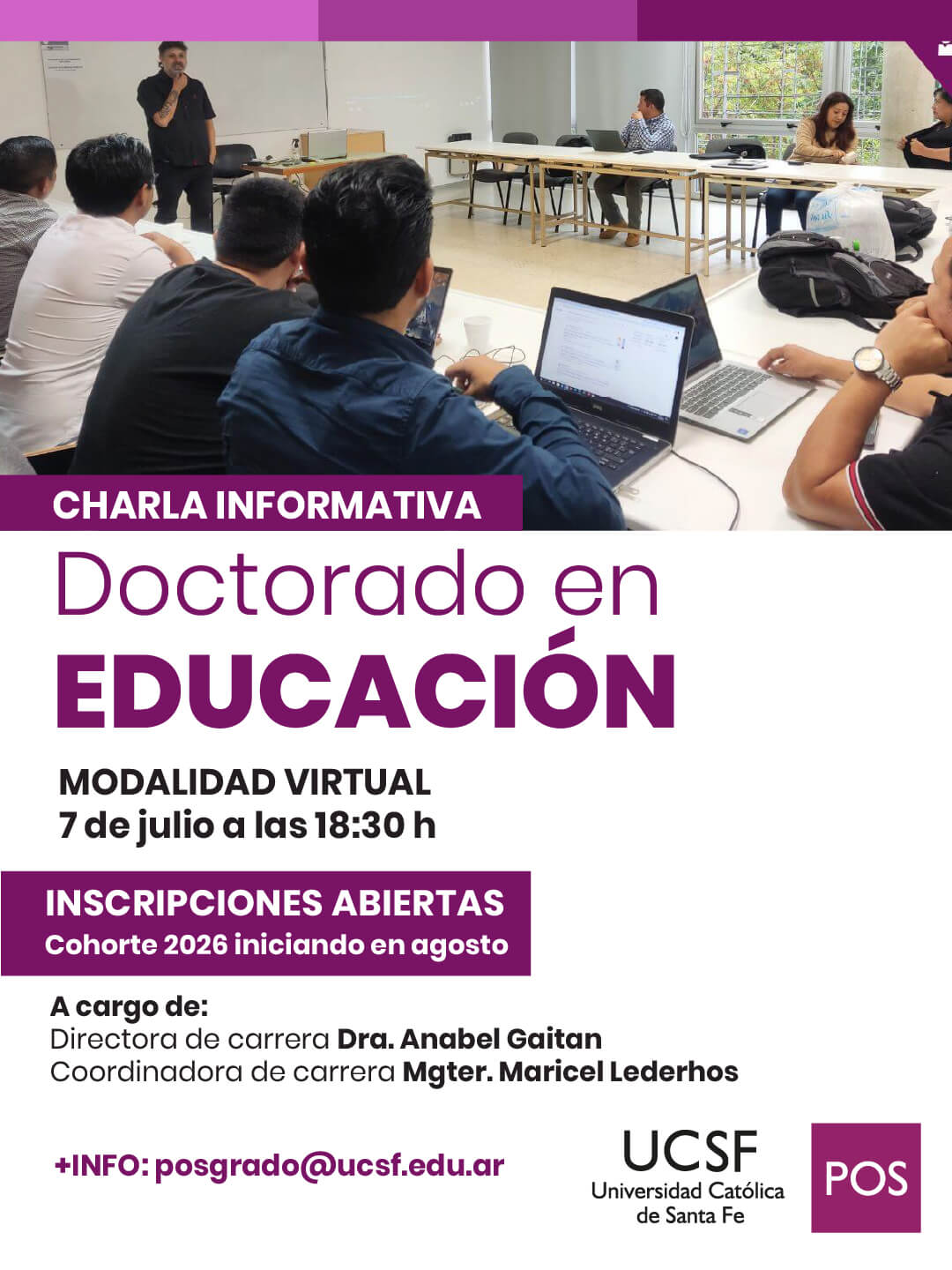 Charla Informativa Virtual