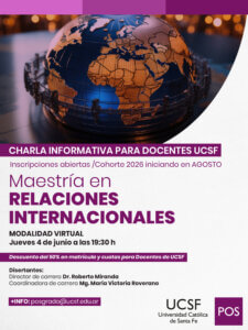 Maestría en Relaciones Internacionales