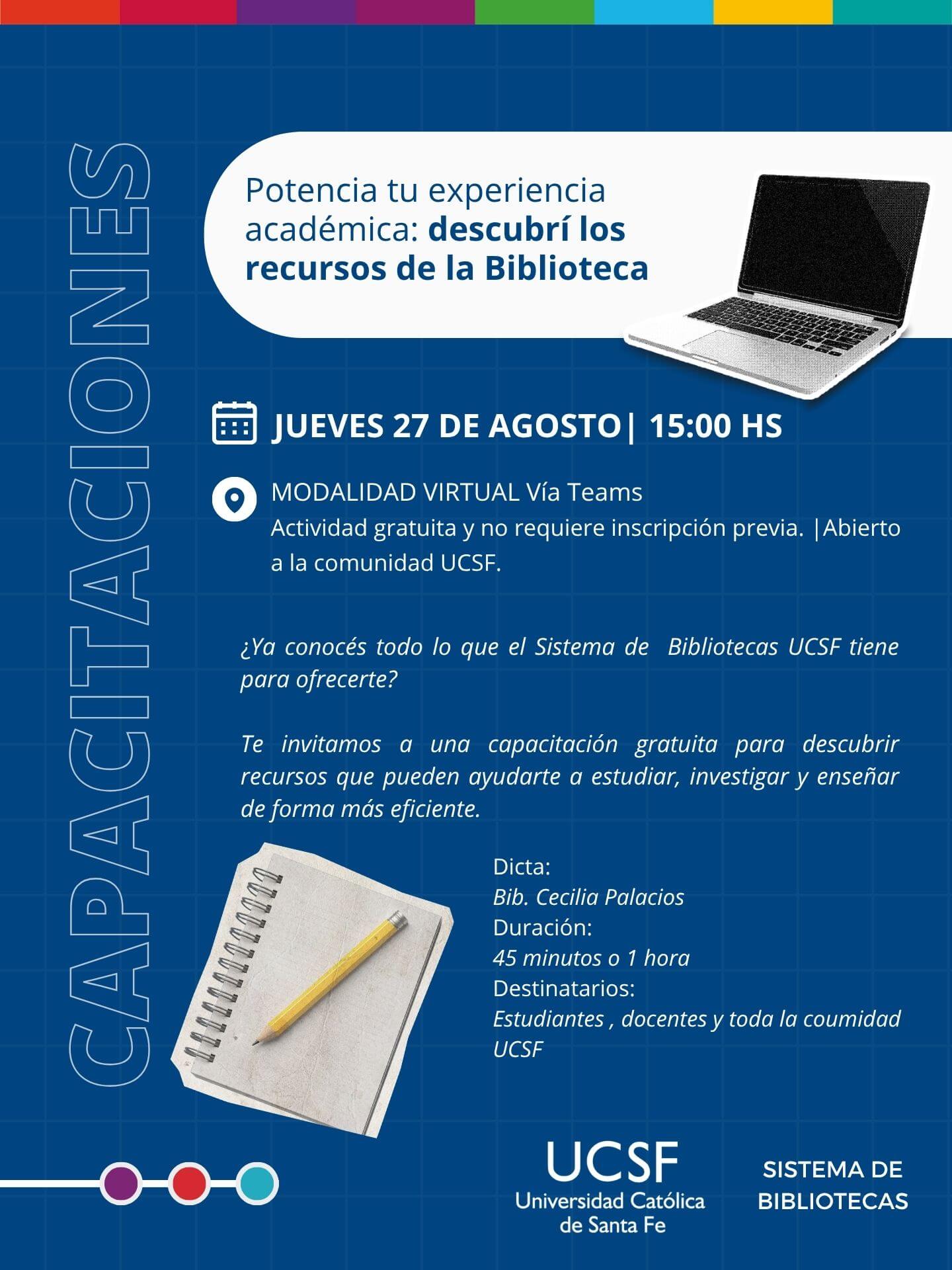 Potencia tu experiencia académica: descubrí los recursos de la Biblioteca