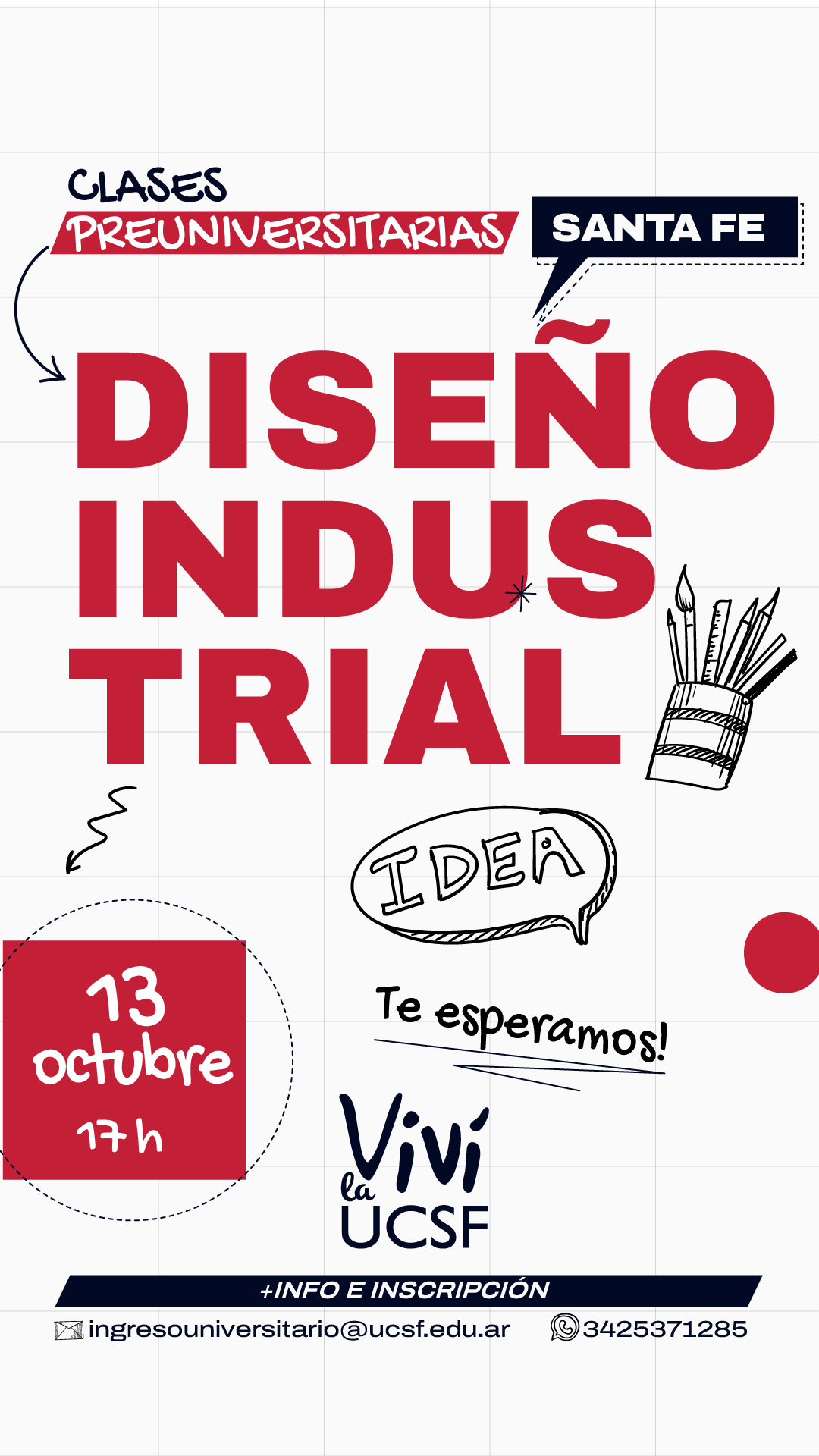 Clase Preuniversitaria Diseño Industrial – Sede Santa Fe