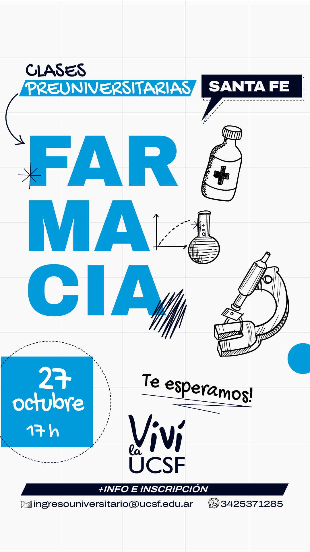 Clase Preuniversitaria Farmacia – Sede Santa Fe