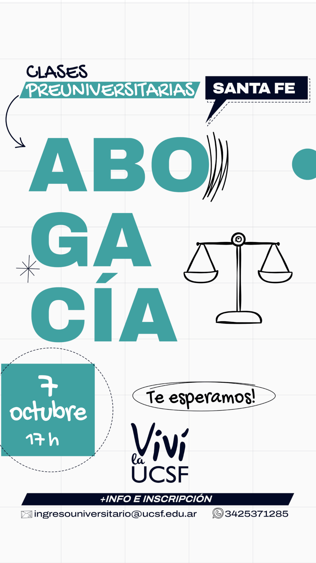 Clase Preuniversitaria Abogacía – Sede Santa Fe