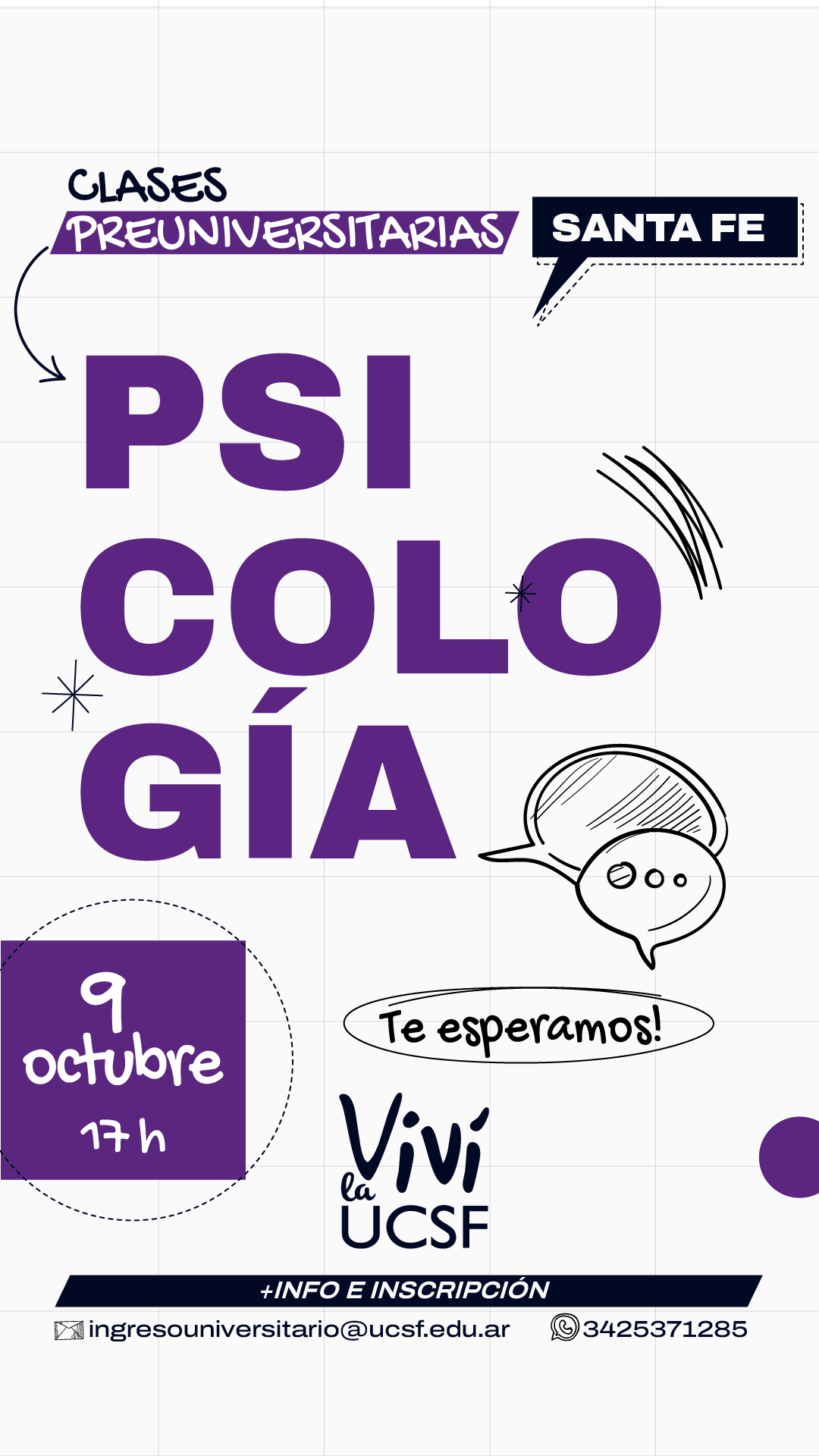 Clase Preuniversitaria Psicología – Sede Santa Fe