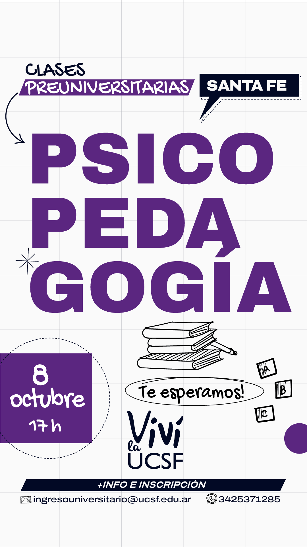 Clase Preuniversitaria Psicopedagogía – Sede Santa Fe
