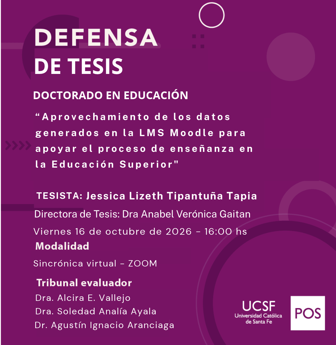 Defensa de Tesis
